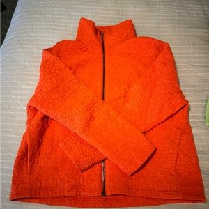 Lululemon orange zip up